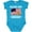 Turquoise, variant on Inktastic Military Dad Welcome Home USA Flag Boys or Girls Baby Bodysuit