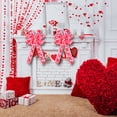 thumbnail image 6 of Ngxiha Valentines Day Bows, 2Pcs Pink Valentines Day Wreath Bow with Heart Printed Gift Bow Tree Topper for Valentines Day Wedding Mothers Day Front Door Wreath Indoor Outdoor Decorations, 6 of 10