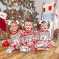 thumbnail image 2 of Parent-child Christmas Pajamas Two-piece Set Tops Pants Family Pyjamas, 2 of 3
