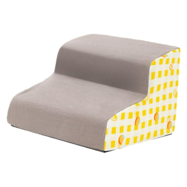 Escalera para perros, rampa, escalera multifuncional, portátil, antideslizante, ligera y suave 2 escaleras pequeñas