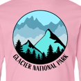 thumbnail image 4 of Inktastic Glacier National Park Montana Mountains Long Sleeve Youth T-Shirt, 4 of 5