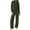Army Green, variant on Sweatsuits Women 2 Piece Airport Travel Outfits | Ribbed Knit Lounge Sets, Casual Athleisure Wear, Matching Long Sleeve Shirts & Wide Leg Pants Pockets, Fall Winter Clothes