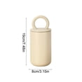 thumbnail image 3 of Tuvgenk Insulated Water Bottle with Handle 17 Oz Stainless Steel Water Bottle Flask Beige Reusable for Home Office Travel, 3 of 6