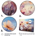 thumbnail image 3 of Designart "Enchanted Meadow Wildflowers" Floral Metal Wall Decor Set, 3 of 5