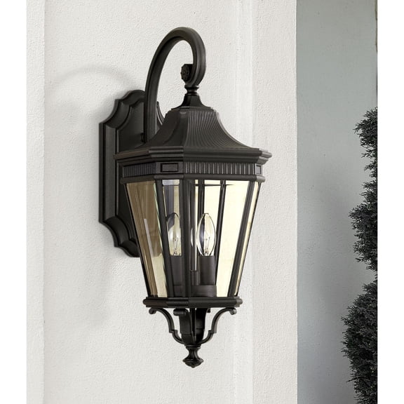 Generation Lighting Cotswold Lane 20 1/2" Black Outdoor Wall Light