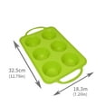thumbnail image 4 of Round Cylinder Silicone Baking Molds for Chocolate Candy Muffins Cupcakes Soap Bath Bombs, 4 of 5