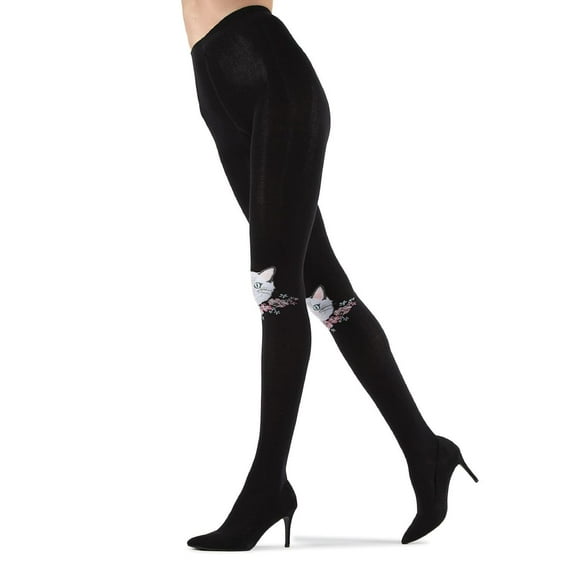 MeMoi Cat Face Design Sweater Tights - Mens - Male