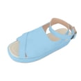 thumbnail image 1 of Roman Sandals for Women, Wrap-Around Strap Buckle Design with Padded Footbed, Adjustable Slingback, Non-Slip Sole, Pointed Toe, Black, 1 of 8
