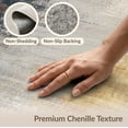 thumbnail image 6 of ODIKA 8'x10' Washable Area Rug Non-Shedding, Easy Care, Media Large Abstract Distressed Vintage Tone Faded Grey Livingroom for King Size Bedroom Under Bed, Master Suite, 6 of 7