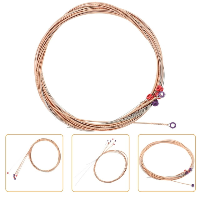 REOFLYUP Acoustic Guitar Strings Set 1 Set Alloy Copper For Family And Friends Consistent Performance