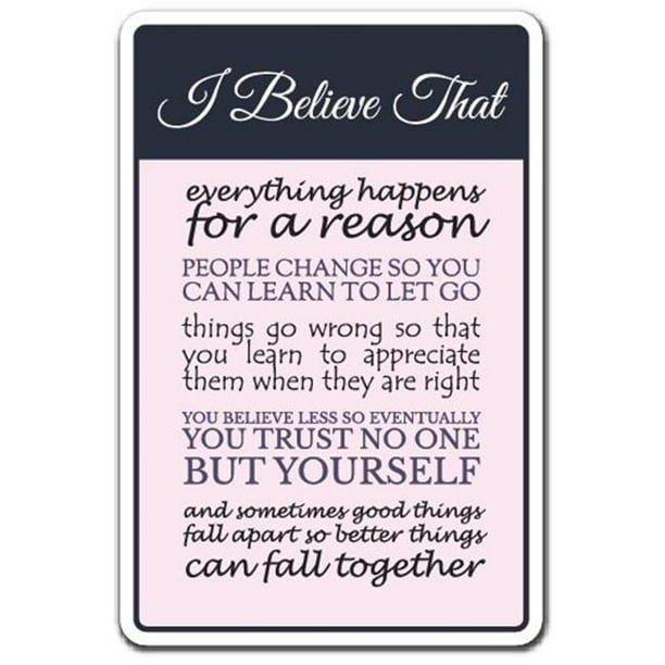 SignMission Z-I Believe That 8 x 12 in. I Believe That Sign - Quotes Belief Life Words of Wisdom SignMission Z-I Believe That 8 x 12 in. I Believe That Sign - Quotes Belief Life Words of Wisdom
