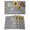 Gray, variant on Sunflowers Placemats Set of 12, Modern Bee You Are My Sunshine Blue Placemats for Dining Table, Place Mats for Kitchen Tabletop, Waterproof Wipeable Dining Table Mats Set