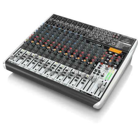 Behringer Tube Compressor - Behringer QX2222USB 22-Input 2/2-Bus Mixer w/ XENYX Mic Preamps & Compressors
