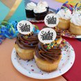 thumbnail image 4 of Sister of the Bride Wedding Cupcake Picks Toppers Decoration Set of 6, 4 of 6