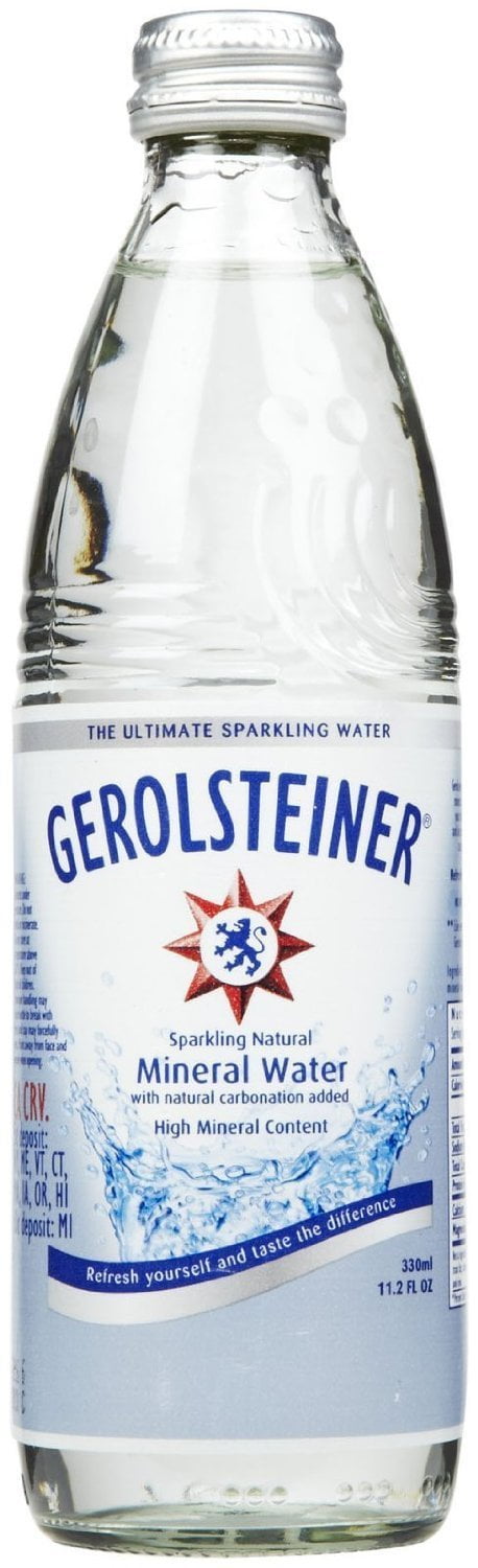 Gerolsteiner Mineral Water 11.2fl oz. Pack of 12. Includes Our Exclusive HolanDeli... by