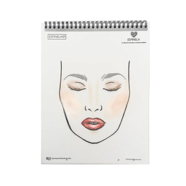 Face Charts 40 hojas especiales.