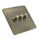thumbnail image 5 of Interruptor de palanca de acero inoxidable verde bronce tipo 86 para pared de 1 a 4 gangas de 1 / 2 ma, 5 of 11