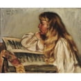 thumbnail image 2 of Alice Pike Barney 24x20 Black Ornate Framed Double Matted Museum Art Print Titled: Natalie and Missal (1890), 2 of 5