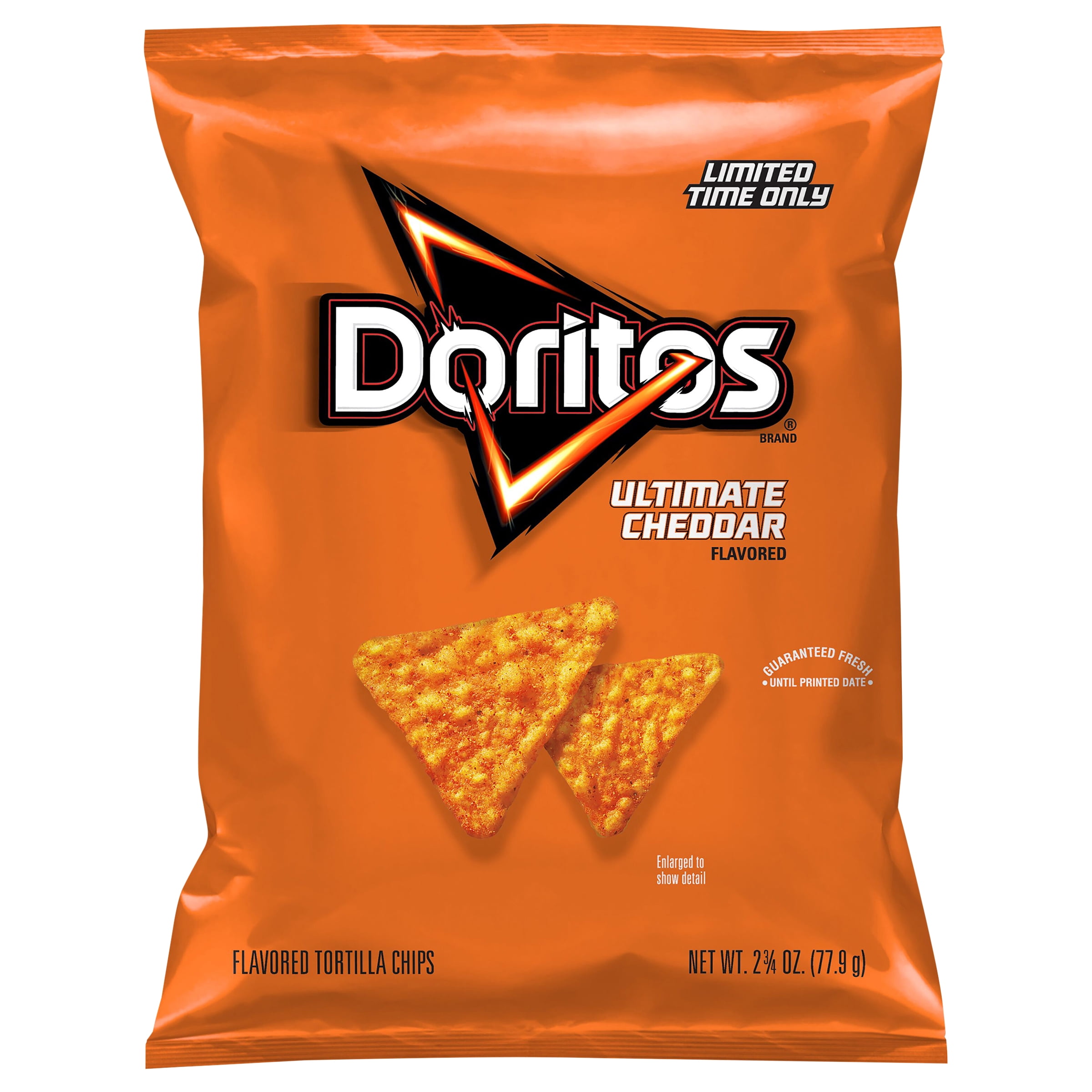 Doritos Ultimate Cheddar Flavored Tortilla Chips, 2 3/4 oz