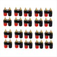 thumbnail image 1 of 20 Piezas Conector Tipo Banana, Conector Hembra, Poste de Unión, Conector Tipo Banana Dual de 4 mm para Terminal de Amplificador de Altavoz, 1 of 5