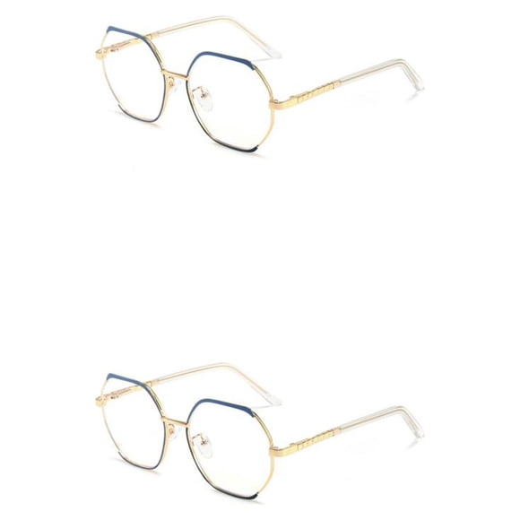 Minnieouse Gafas de lectura, gafas de lectura, lentes antiazules, protección antirreflectante, mujeres, bloque azul, diseño elegante, colgante Tipo 2 2Conjunto