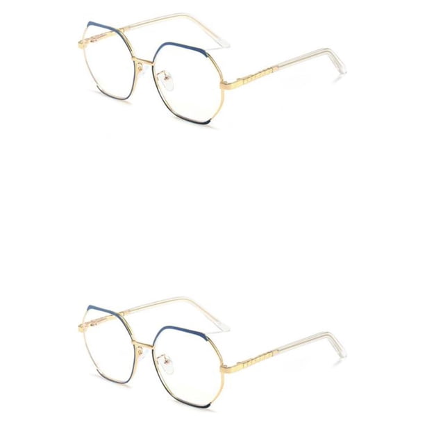 Minnieouse Gafas de lectura, gafas de lectura, lentes antiazules, protección antirreflectante, mujeres, bloque azul, diseño elegante, colgante Tipo 2 2Conjunto