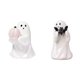 thumbnail image 1 of Halloween Resin Ghost Holding Pumpkin and Bat Garden Statue Ornaments, 1 of 5