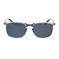 thumbnail image 1 of Antiglare Polarized Lens Mens Rectangular Slick Designer Sunglasses Blue Gunmetal Black, 1 of 4