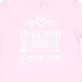 thumbnail image 4 of Inktastic Grammy and Grandpa Love Me Girls Granddaughter Girls Baby T-Shirt, 4 of 5