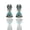 Green/Black, variant on Moonstruck Traditional Indian Golden Minakari Jhumka Earrings With Stones And Pearls for Women (Green)