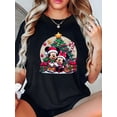 thumbnail image 1 of Disney Mickey et Minnie Mouse T-Shirt Graphique Style Rétro Amusant Toutes Tailles P-5TG, 1 of 4