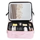 thumbnail image 1 of Bolsa de belleza con espejo Bolsas de maquillaje Gran capacidad Cuero de PU Casual para acampar, 1 of 8