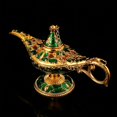 thumbnail image 3 of European Vintage Metal Wishing Lamp Home Decor Craft Russian Style Aladdin Design, 3 of 4