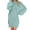 B-Light Blue, variant on Juebong Sweater Dress for Women Trendy Furry Knit Dresses Long Sleeve Crewneck Oversized Midi Pullover Comfy Plus Size Top