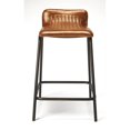 thumbnail image 4 of Butler Specialty Ludlow Leather and Metal Counter Stool in Brown, 4 of 5
