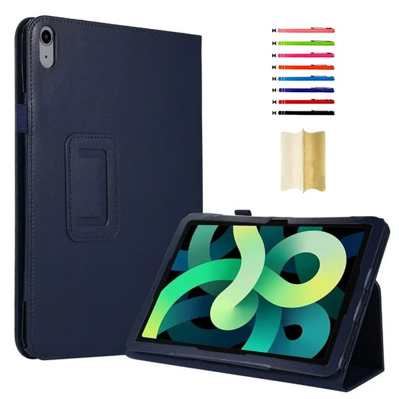 New Case for iPad 10th Gen 10.9" PU Leather Case, for 10th Generation (2022) - Premium Luxury Ultra Slim Lightweight Cover/Smart Folio with Dual Stand and Auto Sleep/Wake, Darkblue