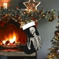 thumbnail image 6 of Rock And Roll Skeleton Skull Christmas Stockings 18 Ince ,Gifts Stocking Family Party Decorations For Holiday Tree Decor, 6 of 8