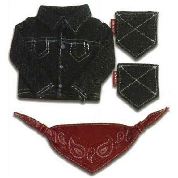 Jolee's Boutique Dimensional Stickers - Denim Jacket