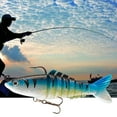 thumbnail image 4 of 9cm17g Fishing Lure 3D Fisheye Sharp Hook Increased Fish Rate Durable Simulation Design Colorful Jointed Realistic Multi Sections Soft Bait Fishing Lure, 4 of 7