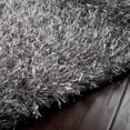 thumbnail image 6 of Hauteloom Cortez Living Room, Bedroom Area Rug - Shags - High Pile - Medium Gray - 8' x 10', 6 of 11