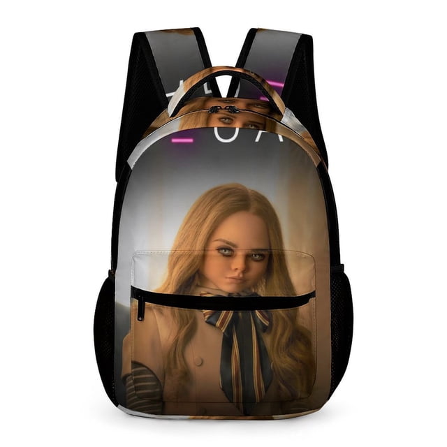 M3GAN (la película) Mochila Escolar para Niños y Niñas, Mochila Infantil de Alta Calidad Ligera, Grande y Duradera 43x15x32cm