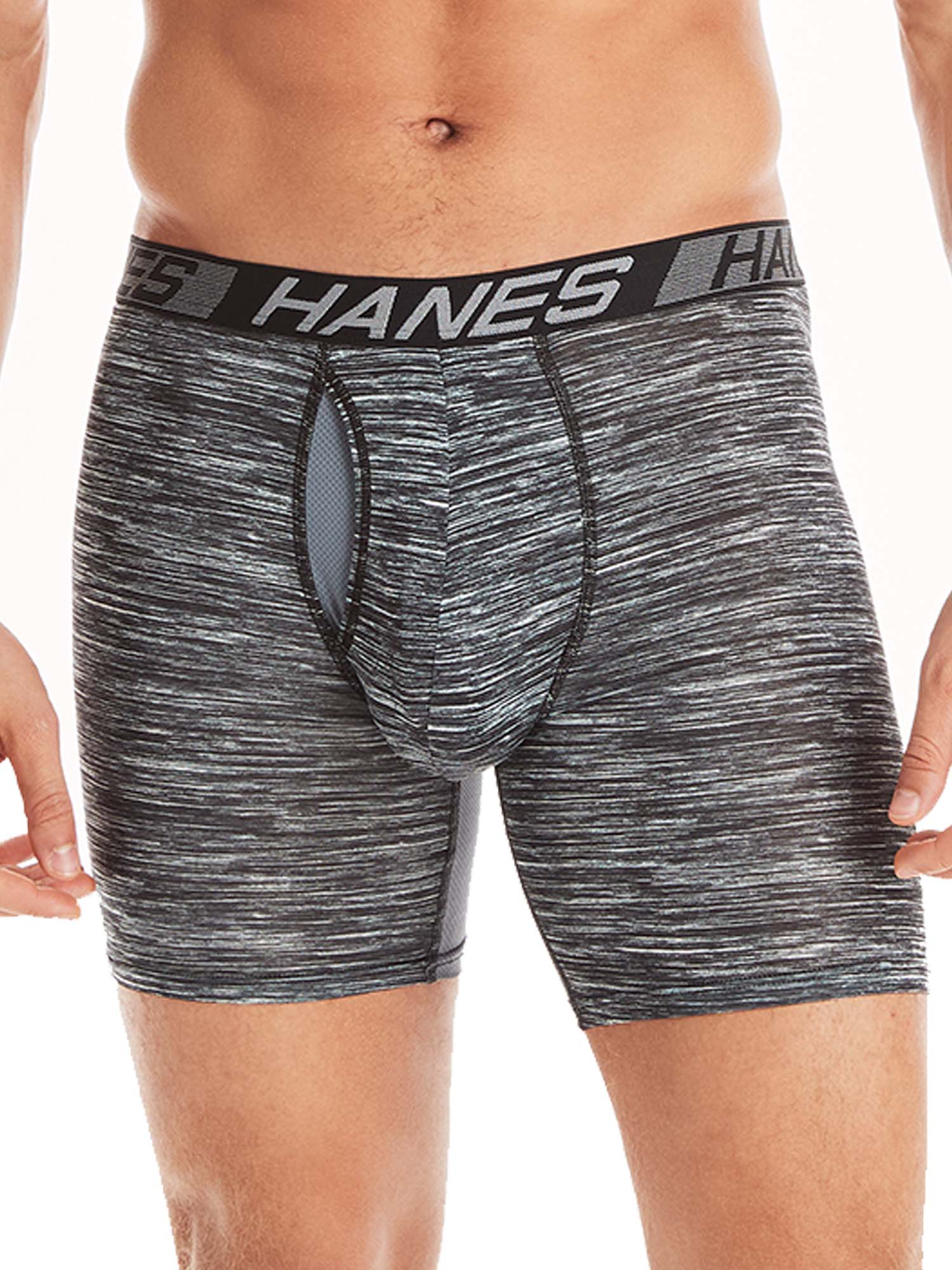 Hanes X-Temp Total Support Pouch Men's Long Leg Boxer Briefs, Anti ...