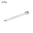 thumbnail image 3 of Unique Bargains Split Cotter Pin, 4x40mm 316 Raccord de Fixation à Clip en Acier Inoxydable, Argent 2Pack, 3 of 5