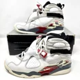 thumbnail image 5 of Ni - ke Ni - ke Air Jordan 8 Retro Bugs Bunny Men 11 White Vintage Shoes 2002 305381 101, 5 of 5