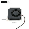 thumbnail image 2 of DC Sin-Escobillas Ventilador Enfriamiento Soplador Ventilador Enfriador 4010 40x40x10mm DC24V 0.08A para Laptop CPU GPU Gráficos Tarjeta 3D Impresora, 2 of 7