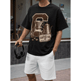 thumbnail image 7 of Men's 100% Cotton Short Sleeve Crewneck Graphic T-Shirt, Soft Breathable Moisture Wicking Casual Basic S-3XL NH00083, 7 of 7