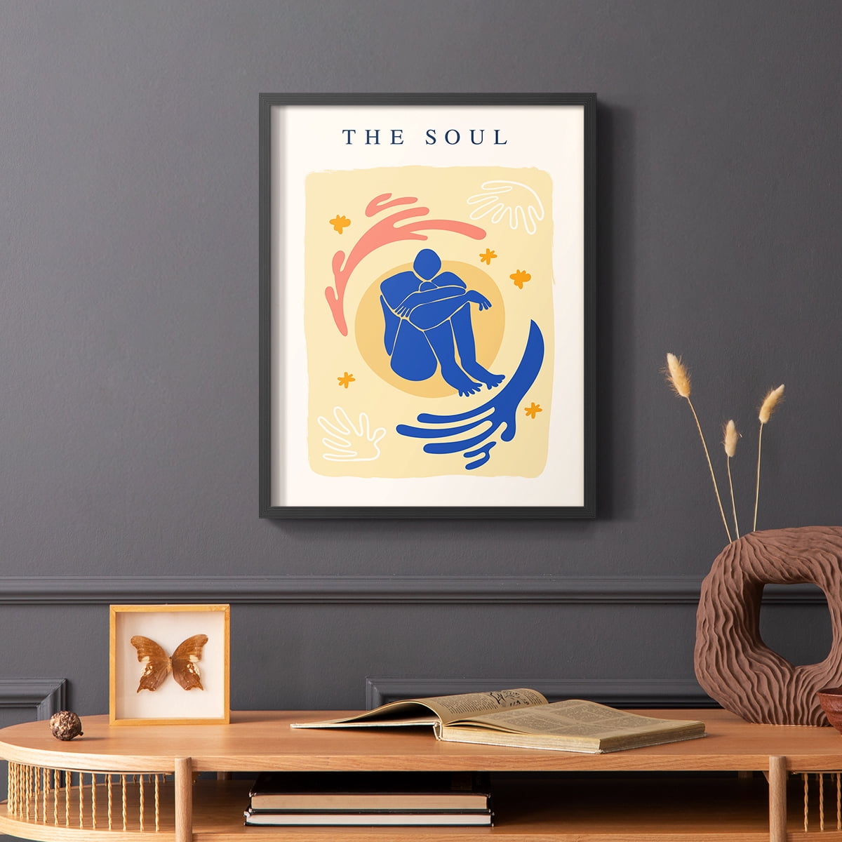 Matisse CCCXII in Black Solid Wood 11 x 14 Framed Print