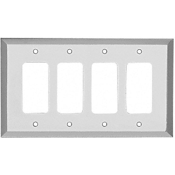 CRL MMP17CH Chrome Quad Designer Metal Mirror Plate