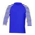 thumbnail image 4 of MIASHUI T-Shirt Graphique à Rayures pour Garçons, Chemise Décontractée à Manches Courtes, Mélange Confortable pour Jeunes et Enfants, Tenue Quotidienne Stylée, Bleu, 4-5 Ans, 4 of 4