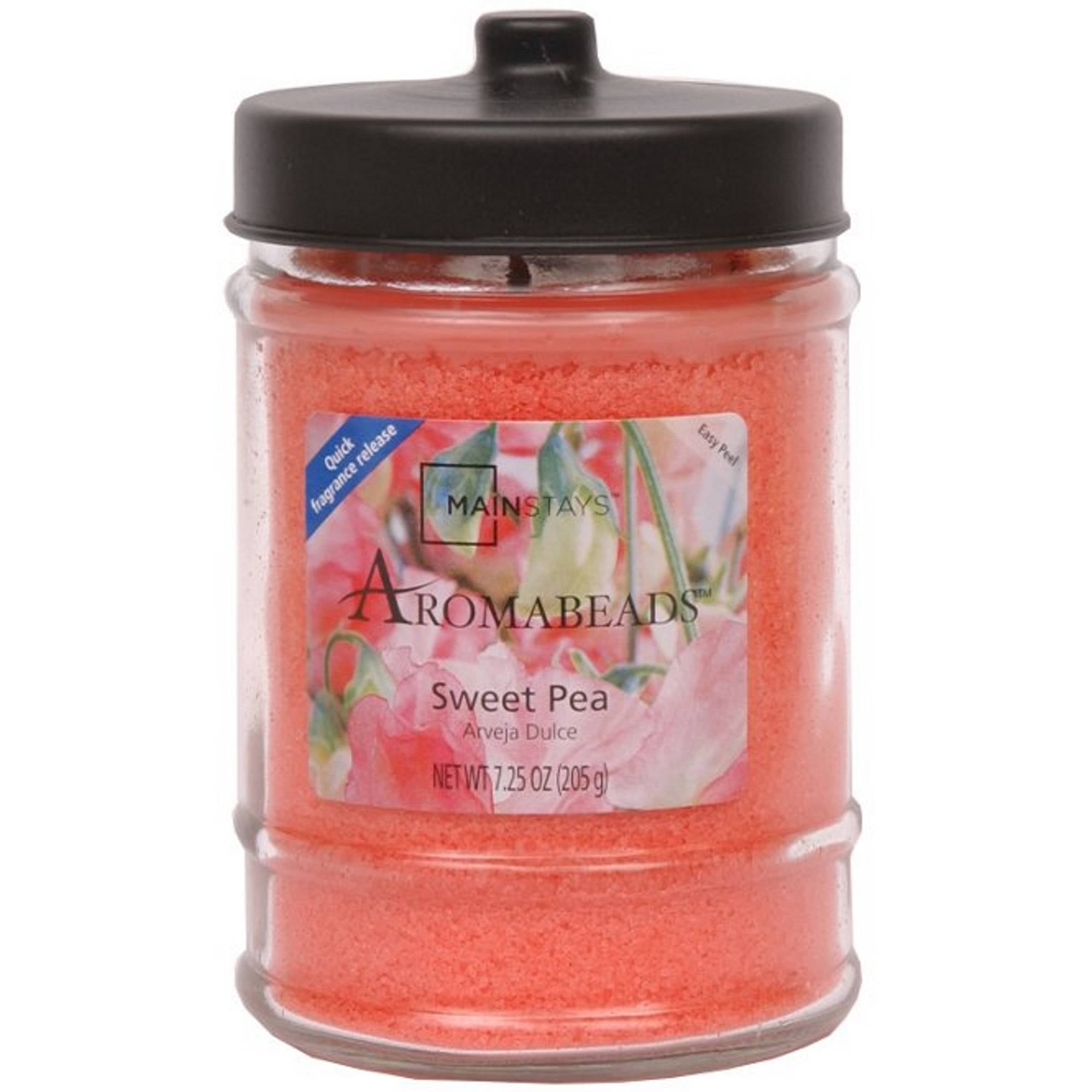 Mainstays 7.25Ounce Aromabeads Candle, Sweet Pea